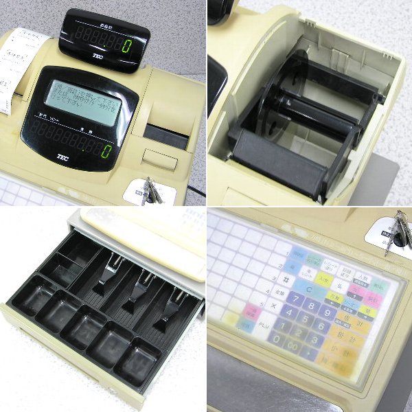 鍵説明書付き TEC レジ FS-660 動作品 - メルカリ