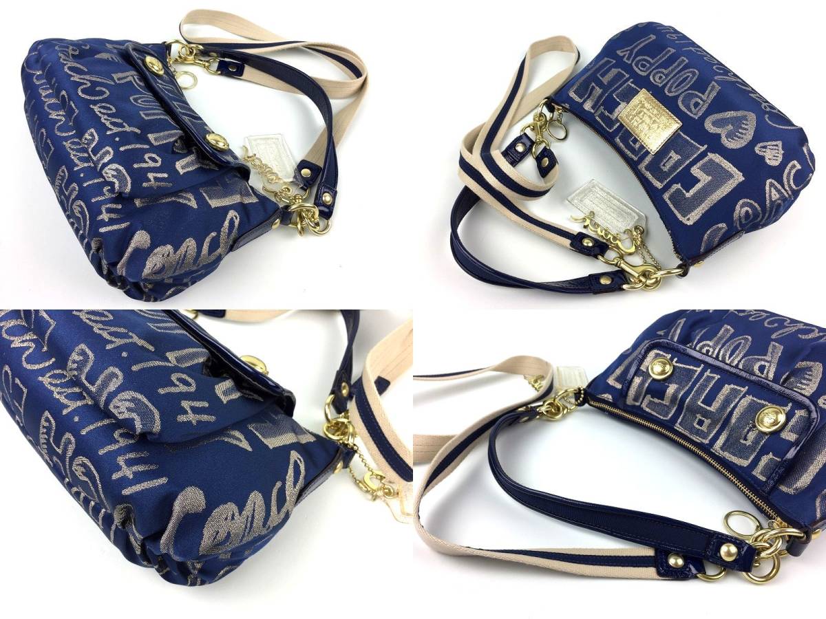 COACH コーチ ポピー ストーリーパッチ グルーヴィー 2way バッグ 
