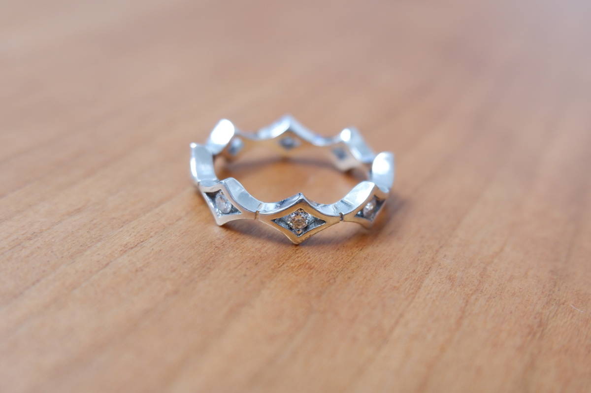 俺の物屋】De Beers デビアス ダイヤ フルエタニティ リング Pt950