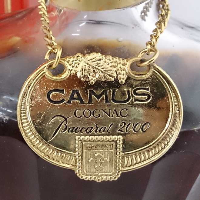 古酒 未開栓 CAMUS カミュ バカラ 2000 替栓 箱付 ブランデー