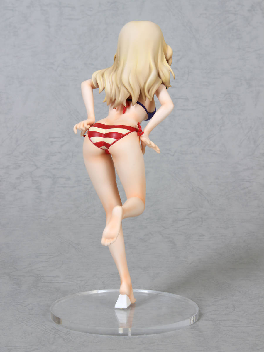 ガルパン ケイ 水着 ガレキ 完成品 1/7 ボークス キャラグミン 