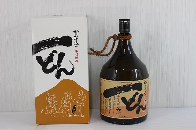 R653【未開栓】 鹿児島から幻の焼酎 本格焼酎 一どん 1.8L 1800ml