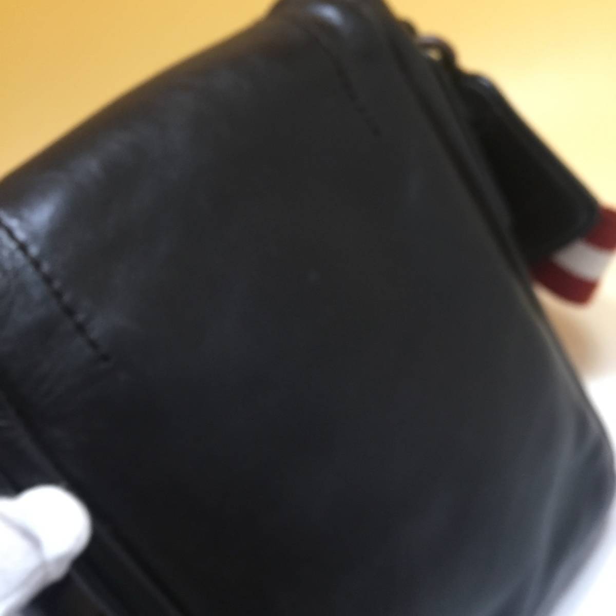 BALLY◇バリー レザー ショルダーバッグ◇ダークブラウン - ショルダー 
