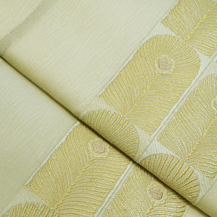 ★きもの北條★　夏物　紗　孔雀の羽　凛と煌めく可憐な一条　袋帯 A181-11 | くるりLOOKBOOK ネオンの孔雀が羽ばたくストリートコーデ 紋紗 麻雀一番街水着衣装登場！如月璃紗・夕暮れの海辺で（CV：#雨宮天 様）