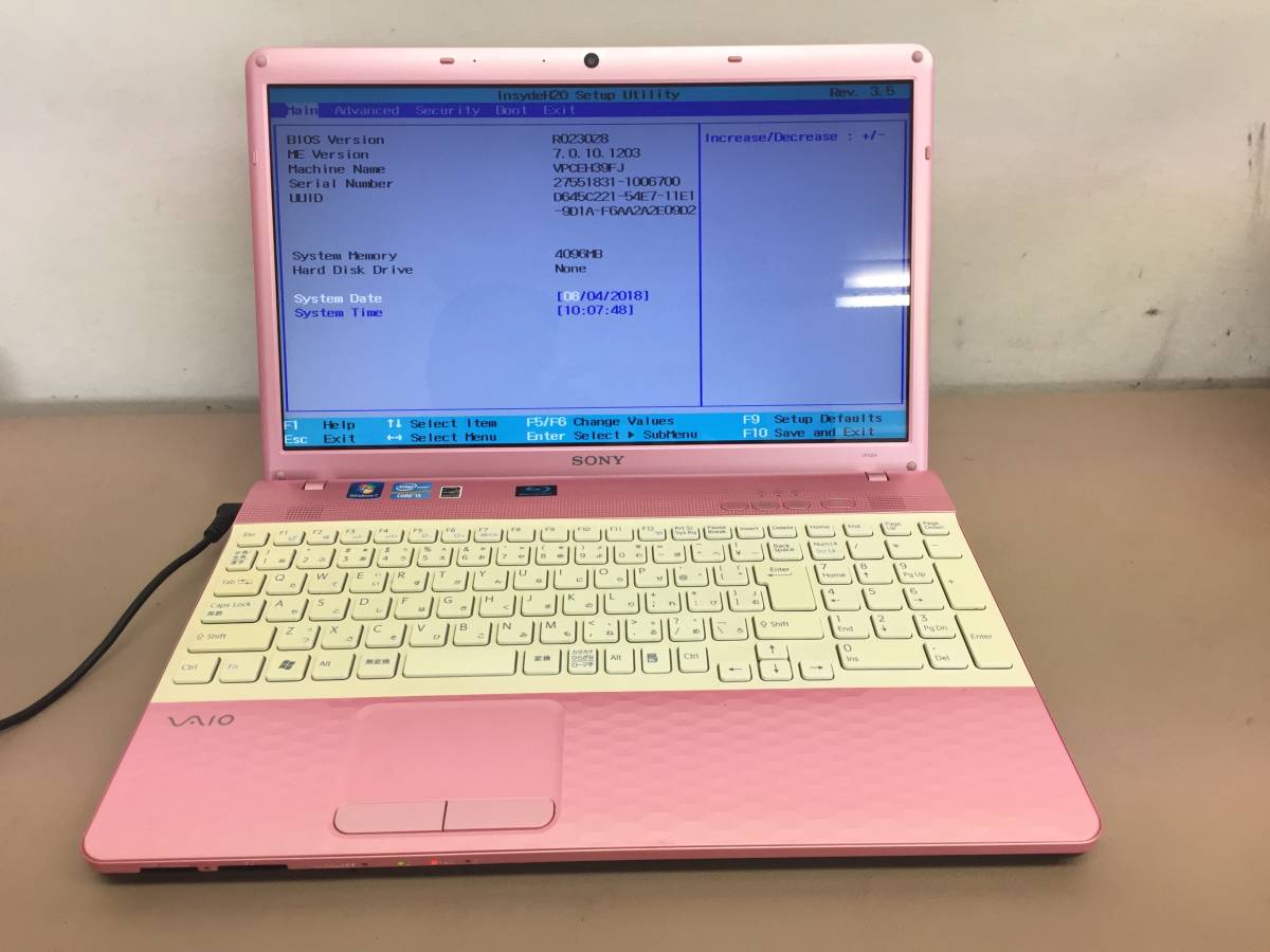 E*e様 VAIOピンク 美品 ジャンク品 E*e様 VAIOピンク 美品 ジャンク品