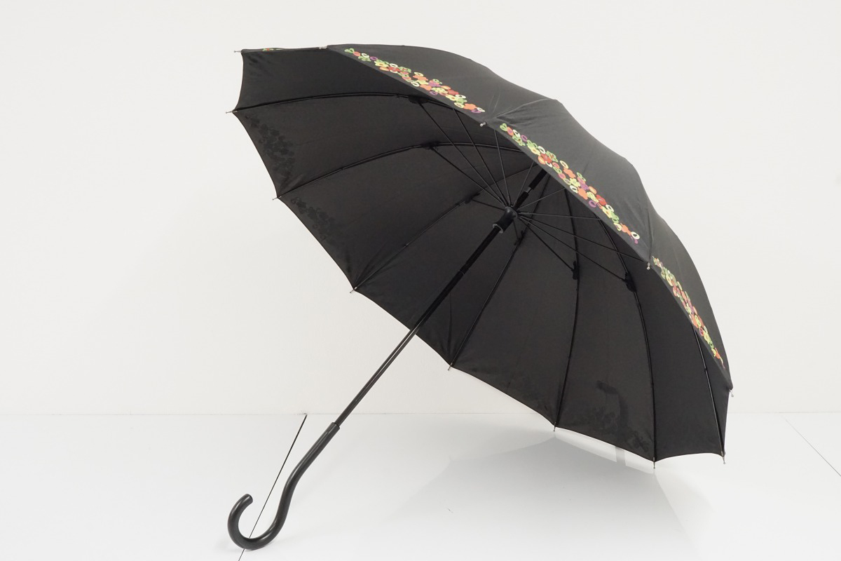 A4352 シビラ 12本骨傘 アートフラワー カラフル オールグラスファイバー 55cm R(その他)｜売買されたオークション情報 ...