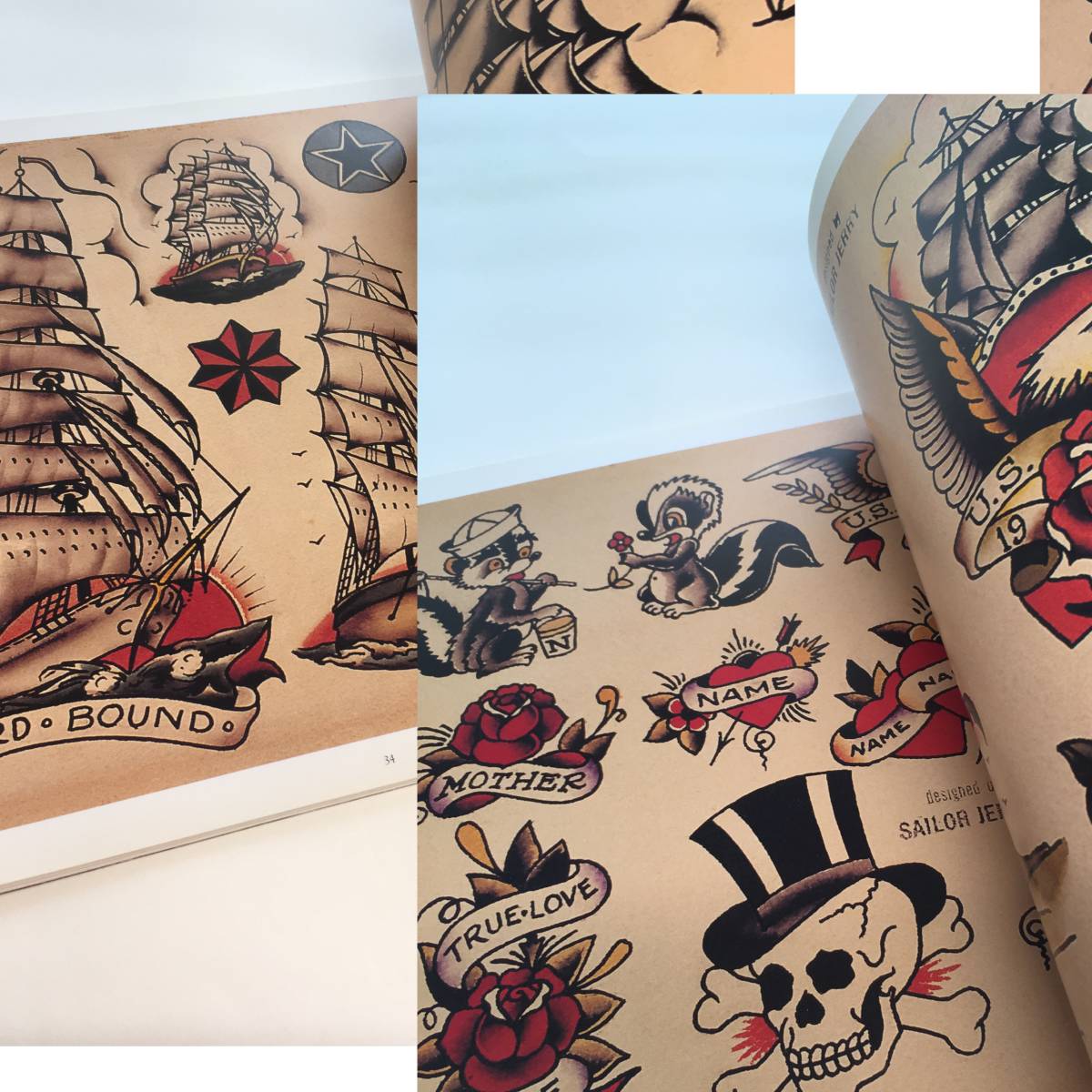 Sailor Jerry Tattoo Flash Volume 2 – 50 photos