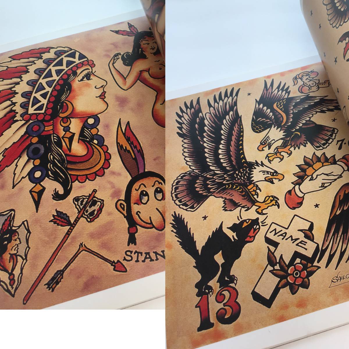 Sailor Jerry Tattoo Flash Volume 2 – 50 photos