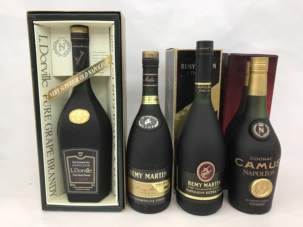 【古酒・未開栓】レミーマルタン／カミュ ナポレオン 2本セット 1円☆未開栓 レミーマルタン カミュ ナポレオン L.Dorville ル
