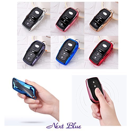 色レッド [NextBlue] トヨタ TOYOTA スマートキー ケース カバー TPU アルファード ベルファイヤー 30系 