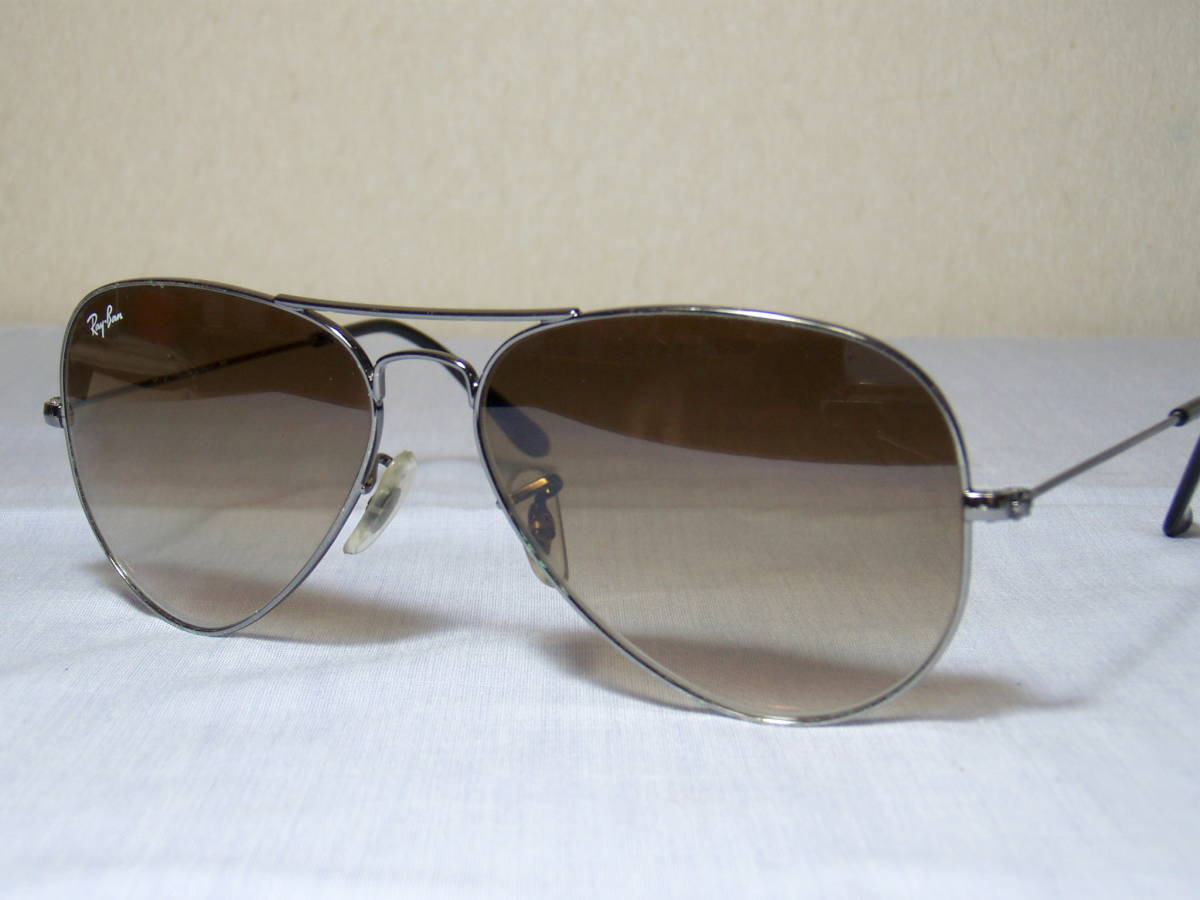 ☆レイバン アビエーター RB3025 シルバー ブラウン RB3025 レイバン AVIATOR 0 9196AF Ray-Ban海外正規品