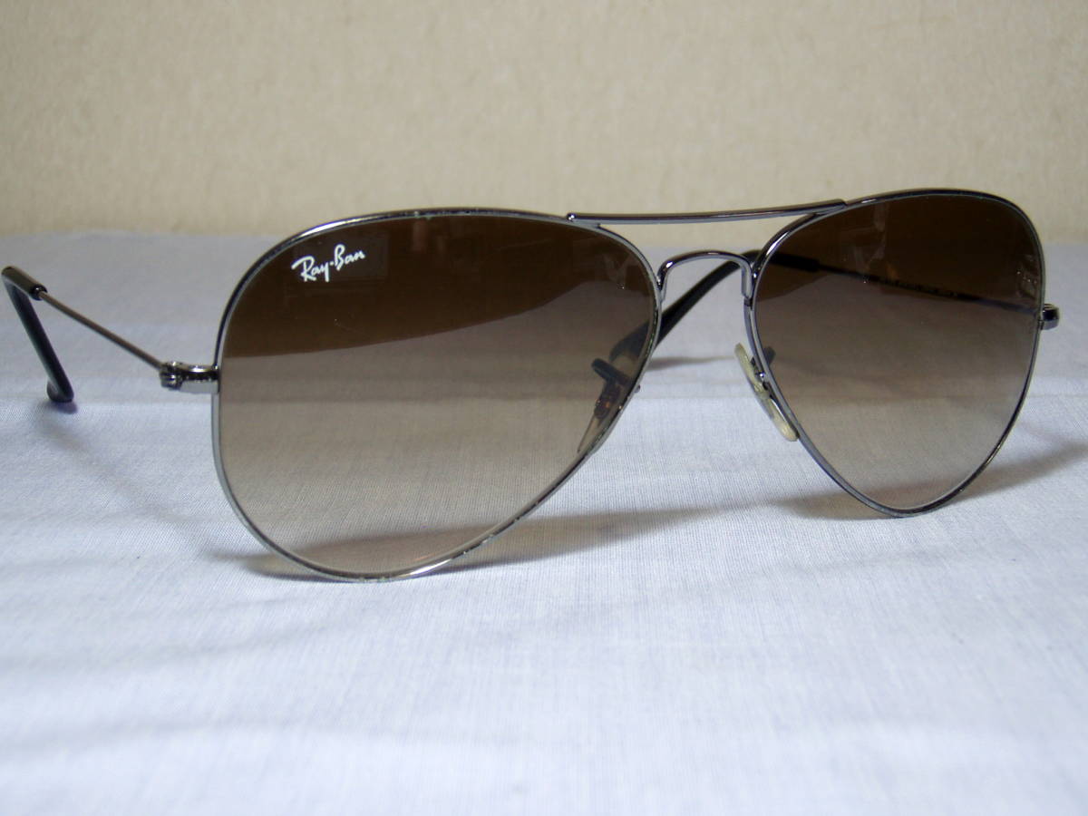 ☆レイバン アビエーター RB3025 シルバー ブラウン RB3025 レイバン AVIATOR 0 9196AF Ray-Ban海外正規品