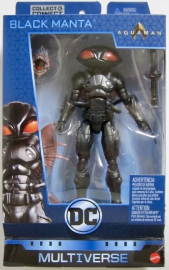 マテル DCコミックス マルチバース 2018 映画版 アクアマン ブラックマンタ フィギュア MATTEL DC COMICS トレンチウォーリアー
