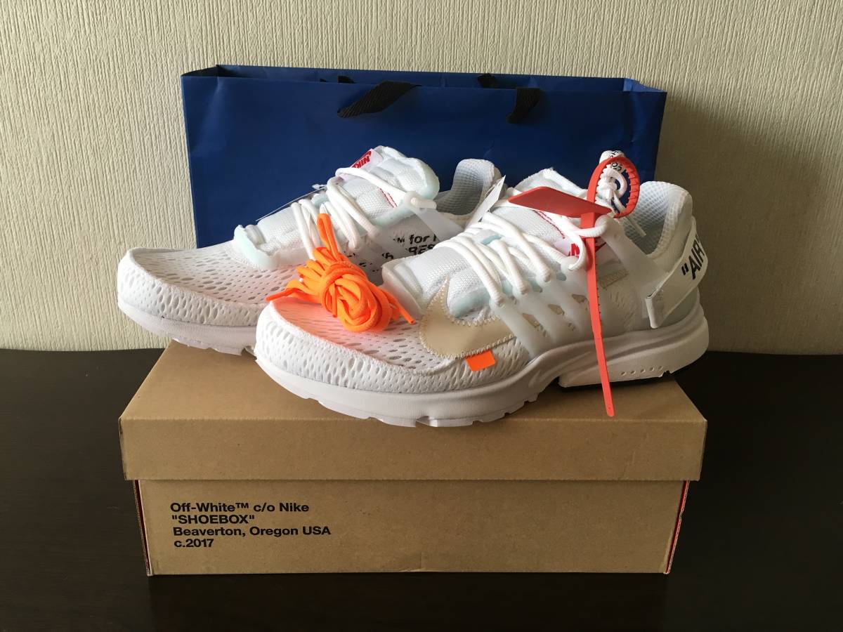 【100%新品，限定SALE】 atmos購入 Nike Off White Air Presto オフホワイト US12 30センチ THE 10(30.0cm以上)｜売買されたオークション情報、yahooの商品情報をアーカイブ公開 - オークファン 30.0cm以上
