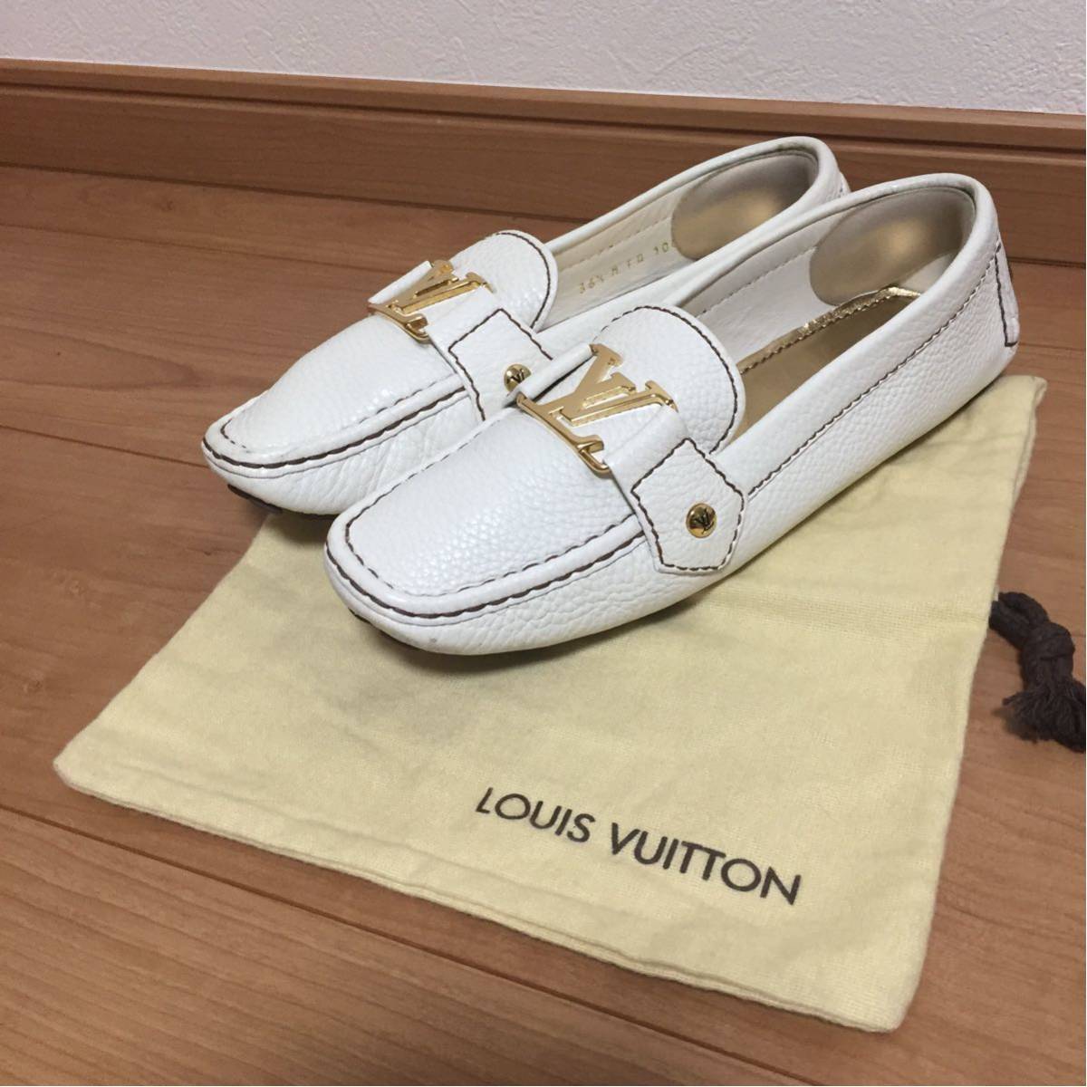 高級 LOUIS VUITTON ルイヴィトン ドライビングシューズ サイズ36.5