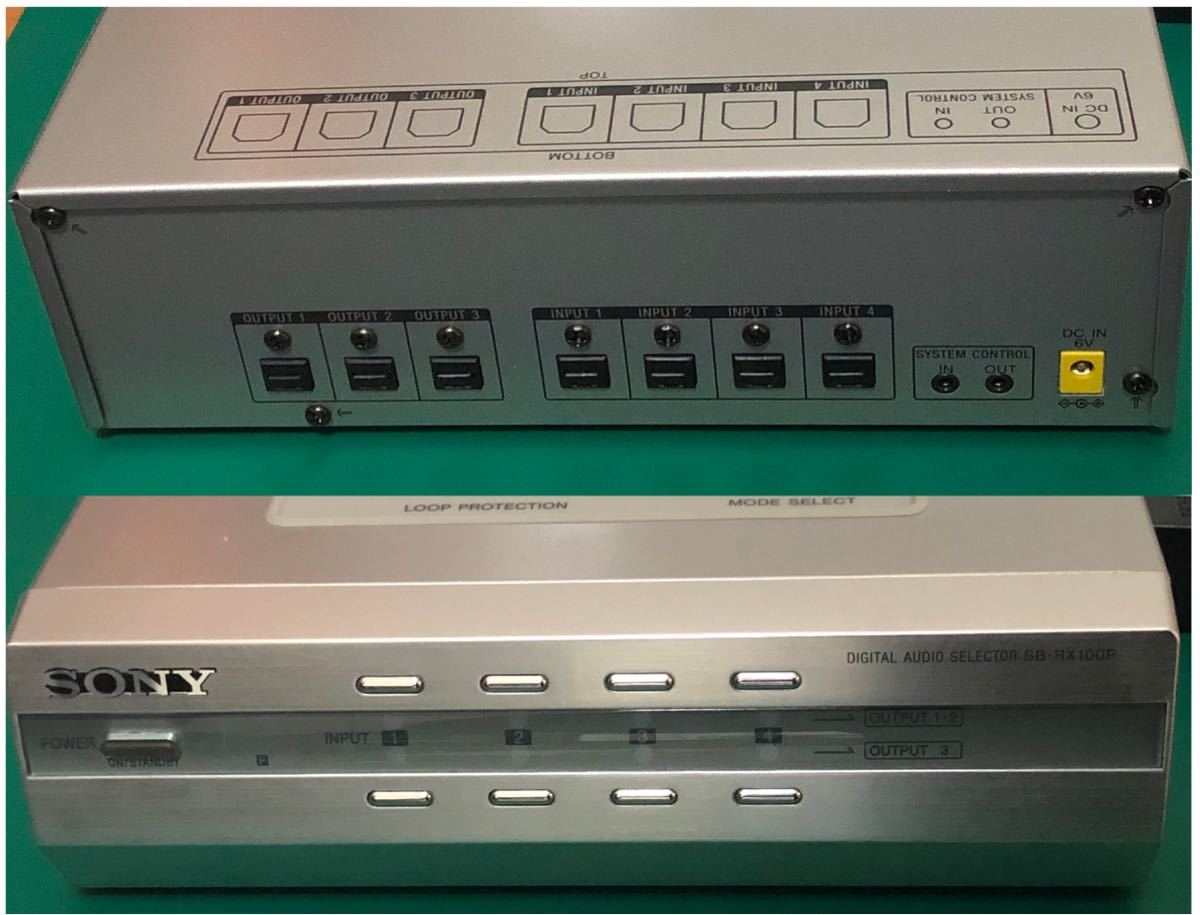 中古 SONY 光デジタルオーディオセレクター SB-RX100P