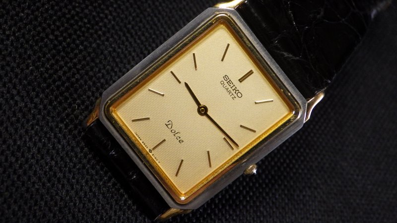 ★SEIKO セイコー 【Dolce ドルチェ】 9520-5130 メンズクォーツ腕時計★電池交換済