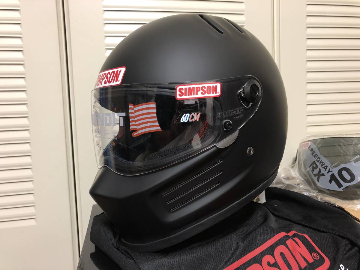 BANDIT SIMPSON Pro マットブラック｜SIMPSONヘルメット公認オンライン 