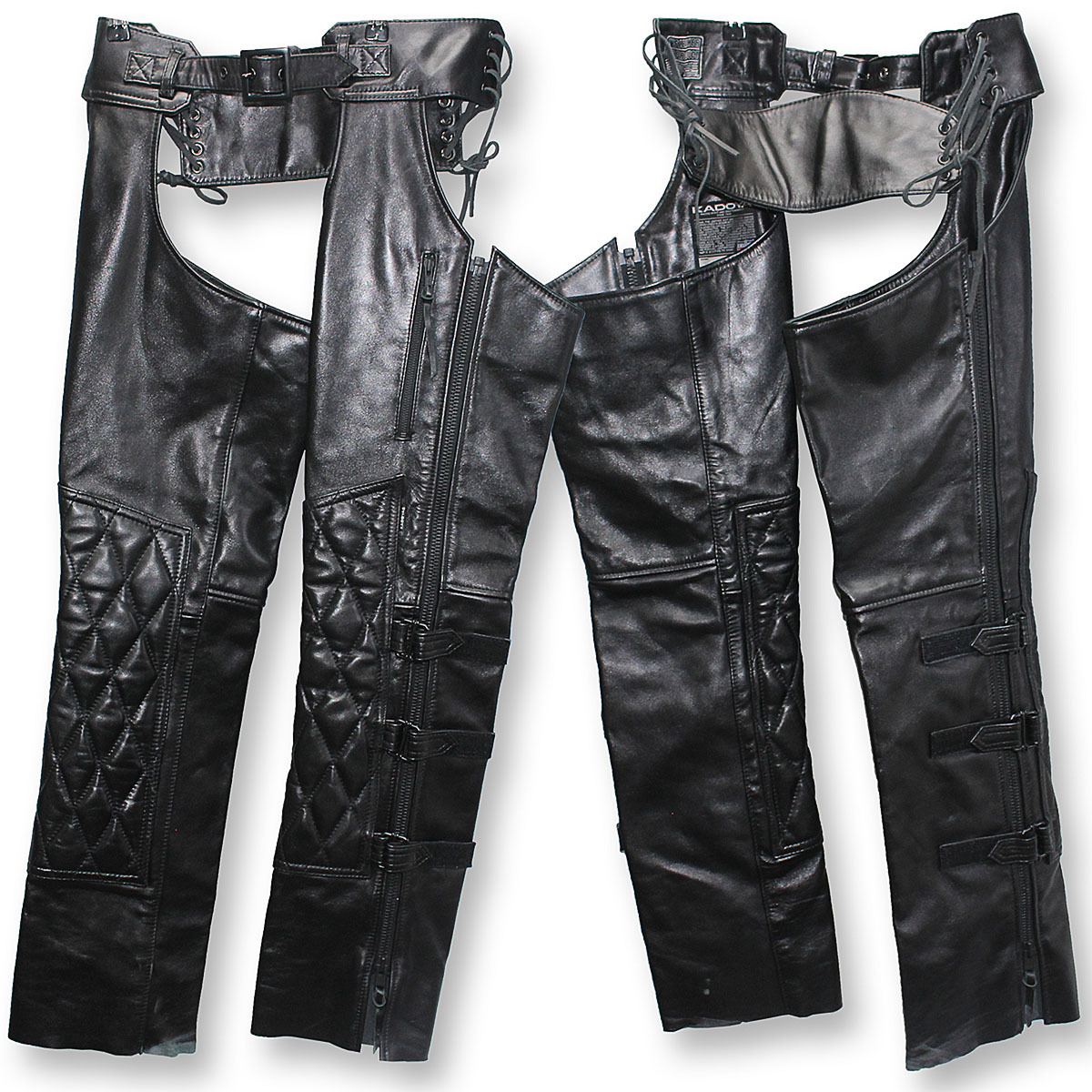 KADOYA K'S LEATHERレザー チャップス 黒