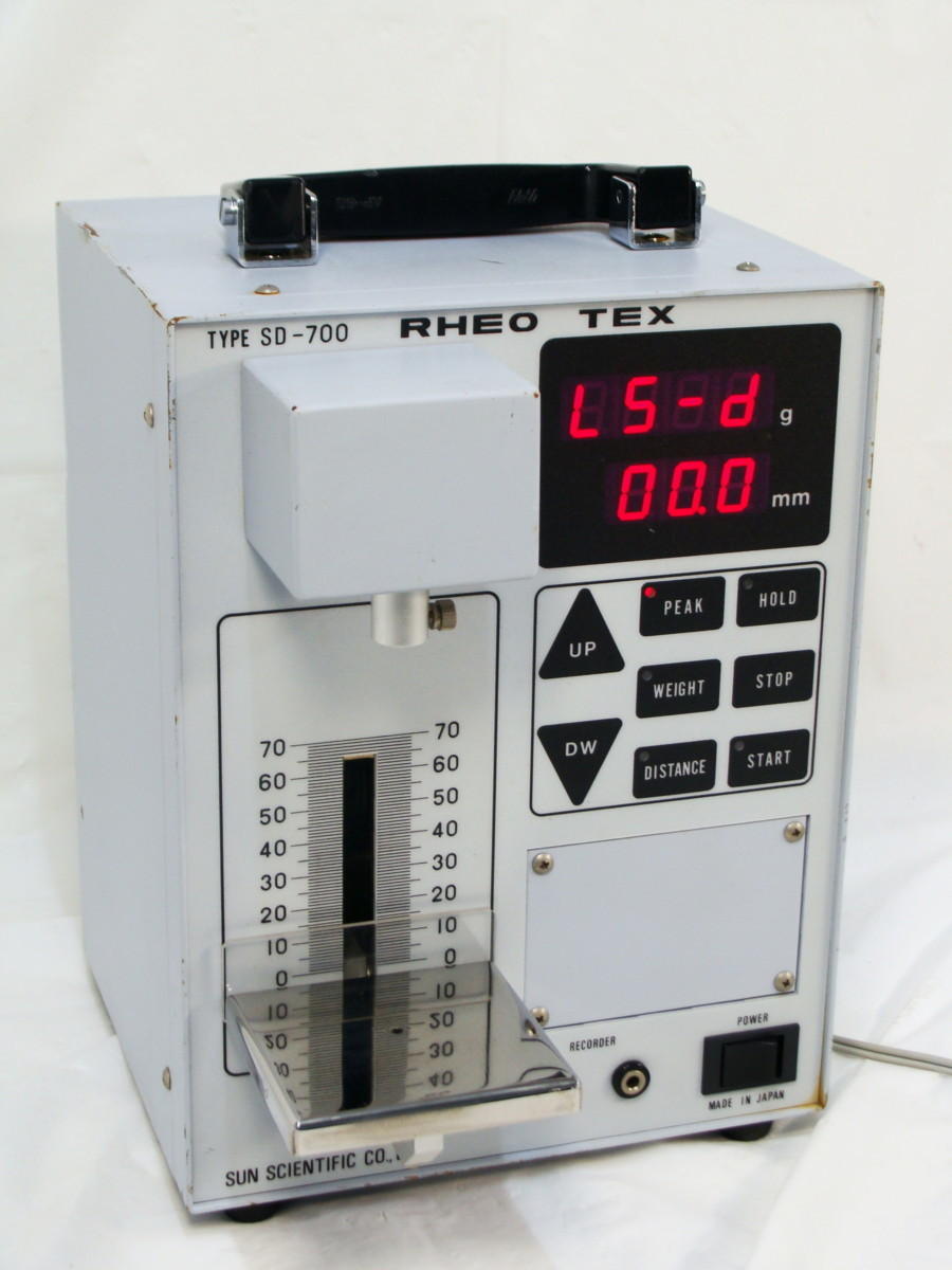 100%新品 100 サン科学 簡易型 物性測定器 RHEO TEX レオテックス SD-700 0820-397(その他)｜売買されたオークション情報、yahooの商品情報をアーカイブ公開 - オークファン その他