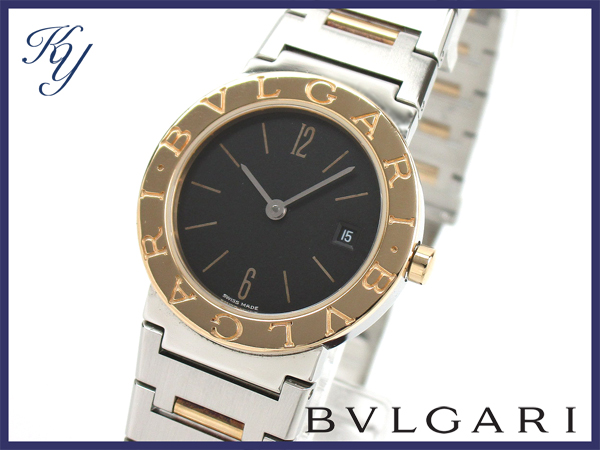 1円～ 美品 本物 人気 BVLGARI ブルガリ BB26SG K18 レディース 時計 
