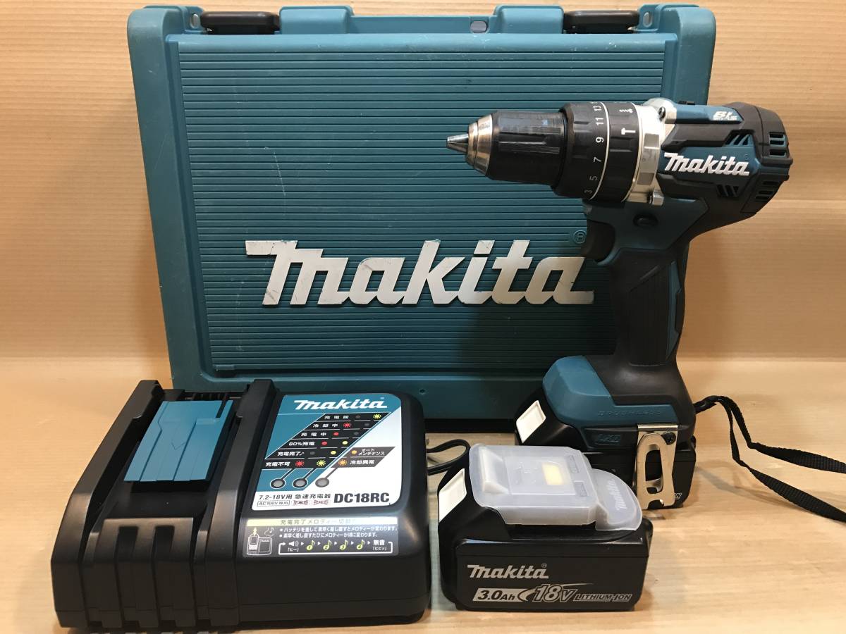 超美品!　マキタ　18V　充電式震動ドライバドリル　HP484D青　セット HP484D | 株式会社マキタ