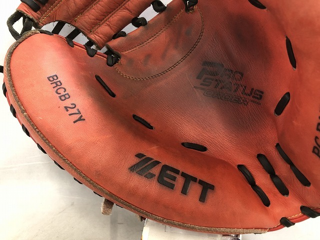 ZETT 軟式用キャッチャーミット プロステイタス オーダー BRCB27Y 古田