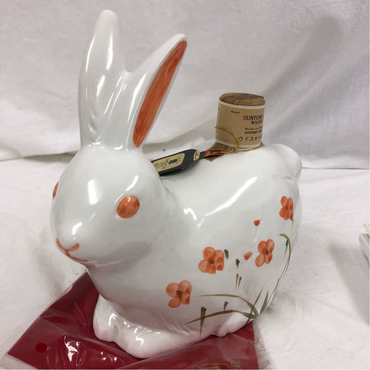 未開栓 箱付き サントリーオールドウイスキー 陶器ボトル ウサギ 古酒