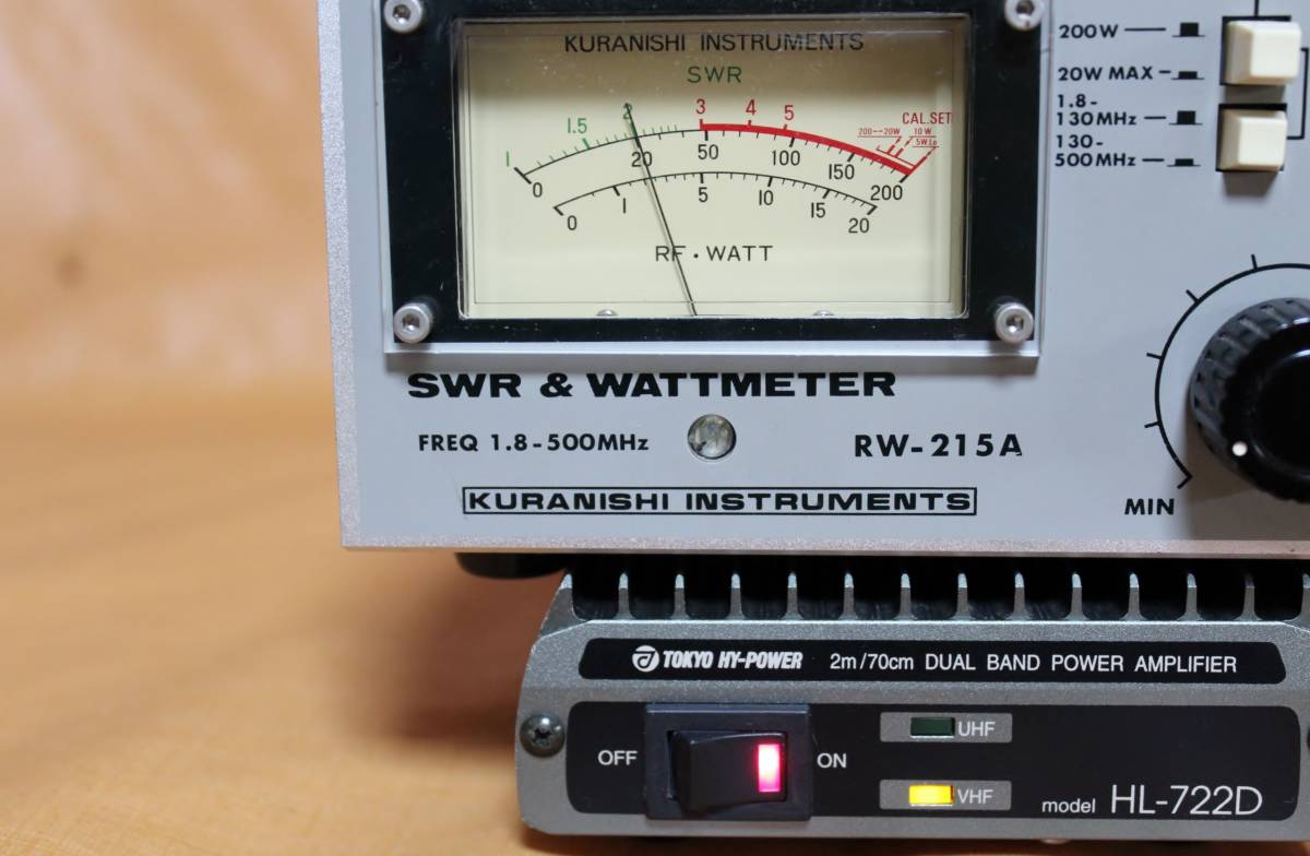 東京ハイパワー HL-722D 144/430MHz リニアアンプ 20Wパワーアンプ