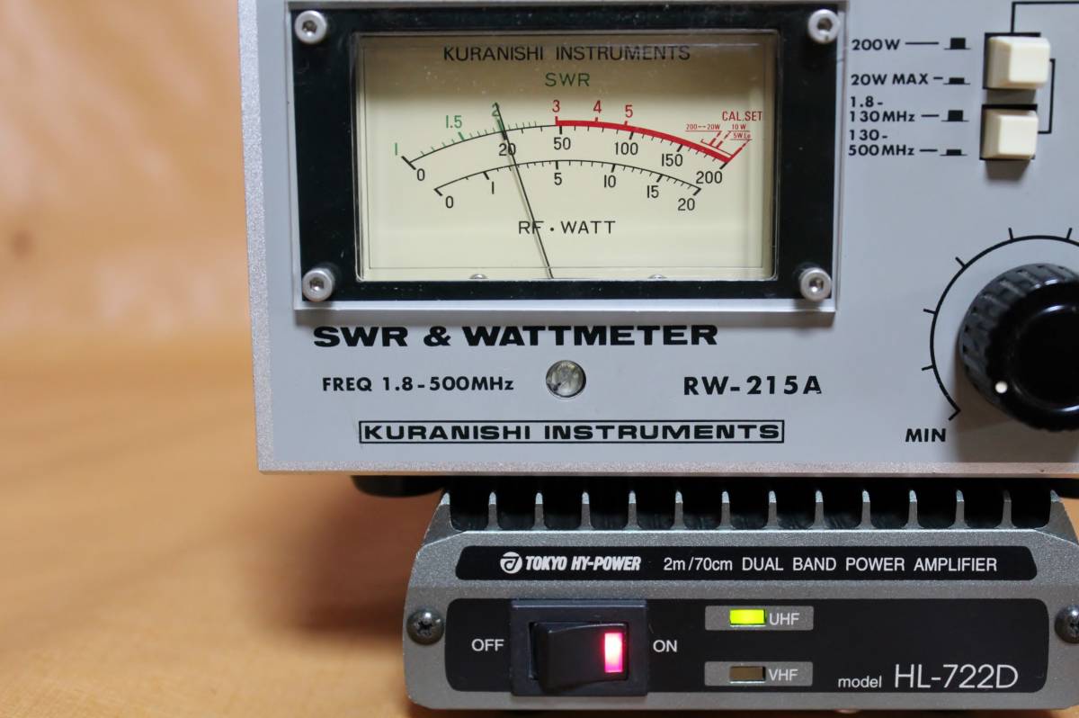 東京ハイパワー HL-722D 144/430MHz リニアアンプ 20Wパワーアンプ