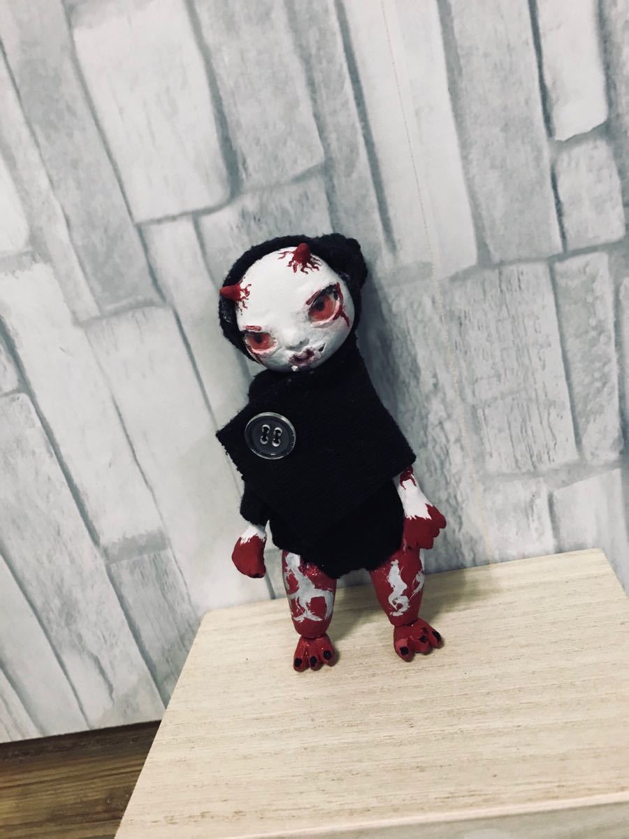 赤い悪魔くん。 手作り人形 おもちゃ、ゲーム 【公式通販】