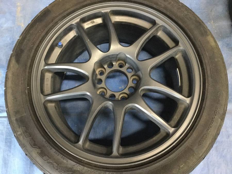 WORK EMT-K ホイール &ラジアルタイヤ 17X8JJ PCD114.3 5穴 OFF+32
