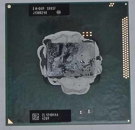 Intel core i7-2620M 2.70GHz SR03F 中古品　送料無料