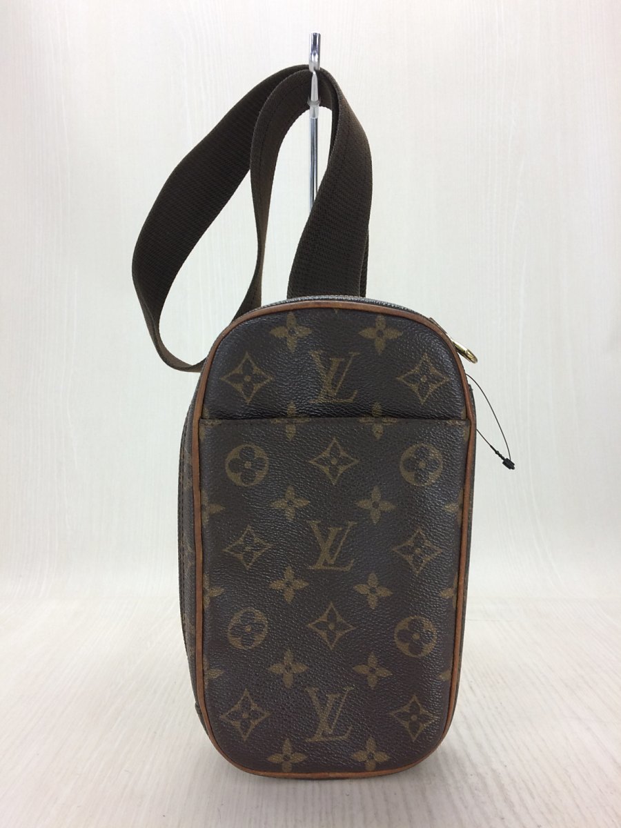 LOUIS VUITTON◆ポシェット・ガンジュ_モノグラムキャンバス/PVC/BRW/M51870/CA0044