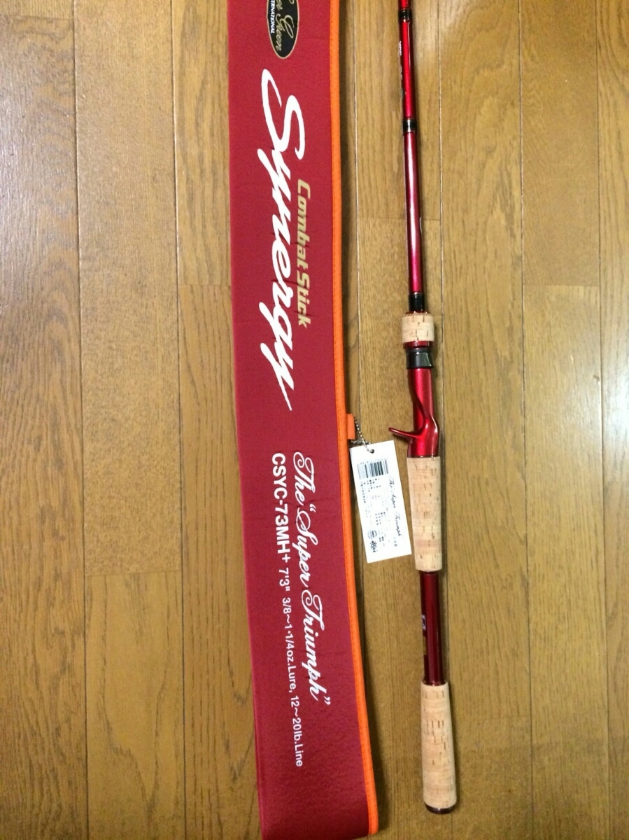 美品！エバーグリーン コンバットスティックシナジー スーパートライアンフ CSYC-73MH+ 中古♪