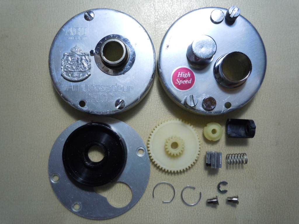 C-1 OLD ABU 2500C 77年 サイドカップセット アブガルシア リール
