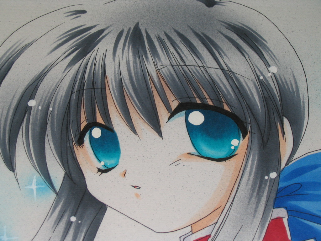 手描きイラスト 川澄舞 色紙 同人 Kanon カノン 手描きイラスト 売買されたオークション情報 Yahooの商品情報をアーカイブ公開 オークファン Aucfan Com