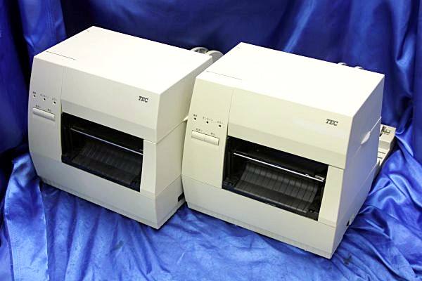 2台入荷 東芝TEC ラベル・バーコードプリンタ ☆B-458-TS33☆ 19637Y
