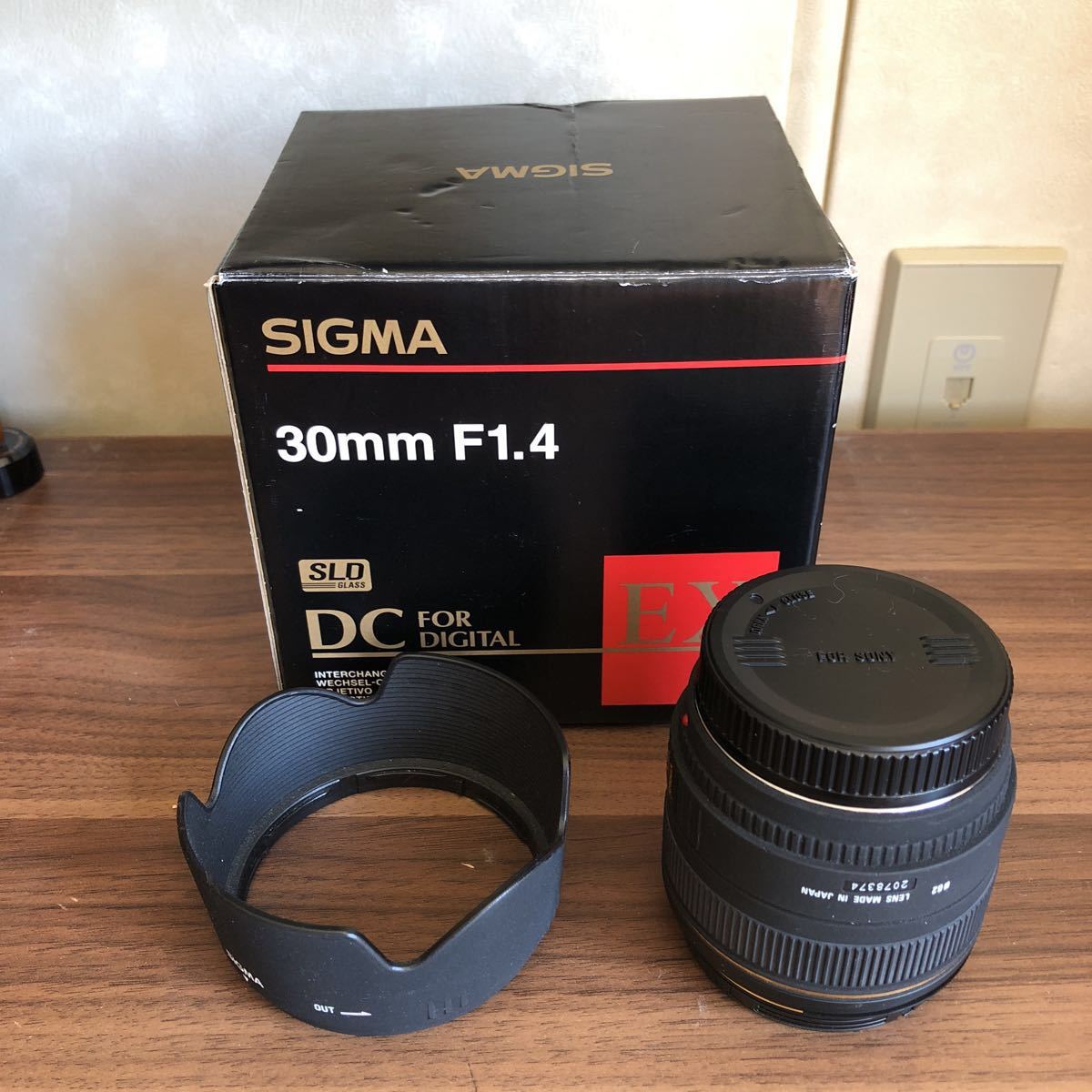30mm Sigma DC Lens EX f⁄1.4 for Sony : DN f1.4 Contemporary Minolta |