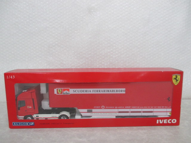 ELIGOR IVECO 1/43 フェラーリ オフィシャル F1 トランスポーター