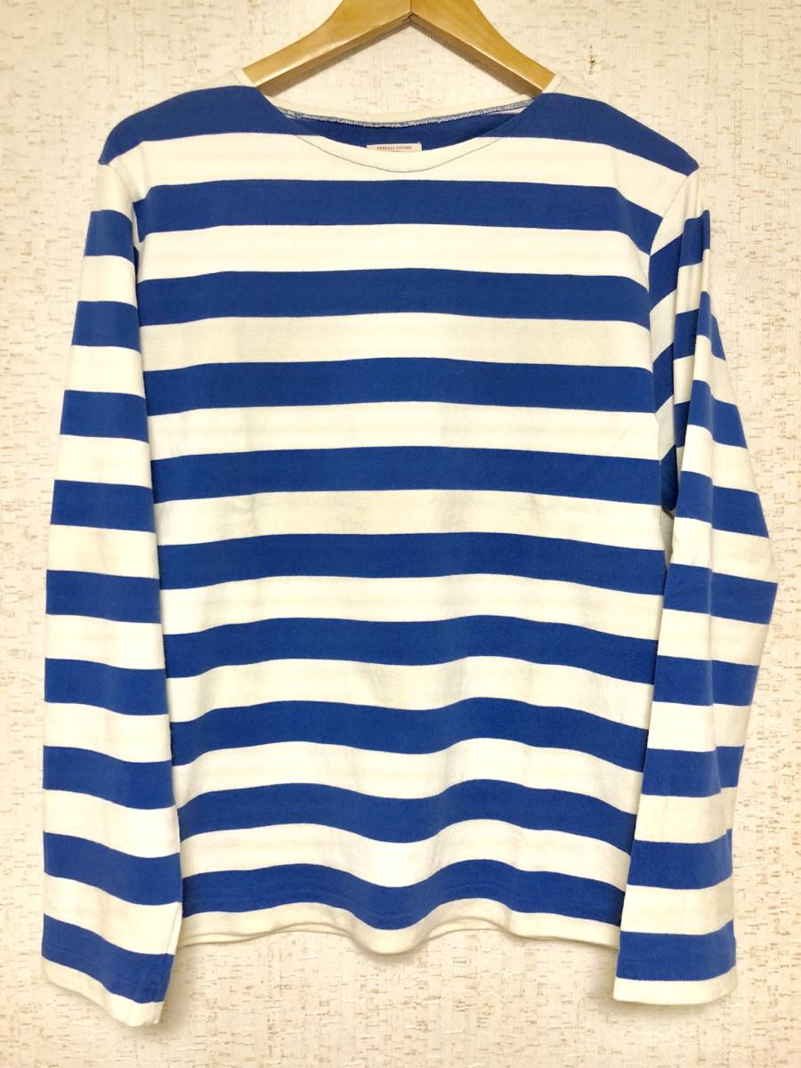 Butcher Products ボーダー ロンT 36 アットラスト Butcher Products ボーダーTシャツ 36 Atlast&Co at last アットラスト