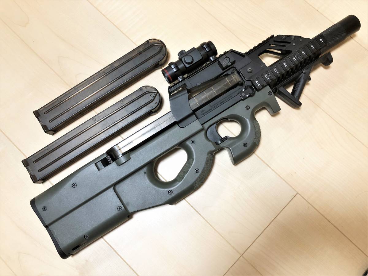 m*p様 【東京マルイ】 PS90 HC ハイサイクルカスタム 多弾マガジン3本