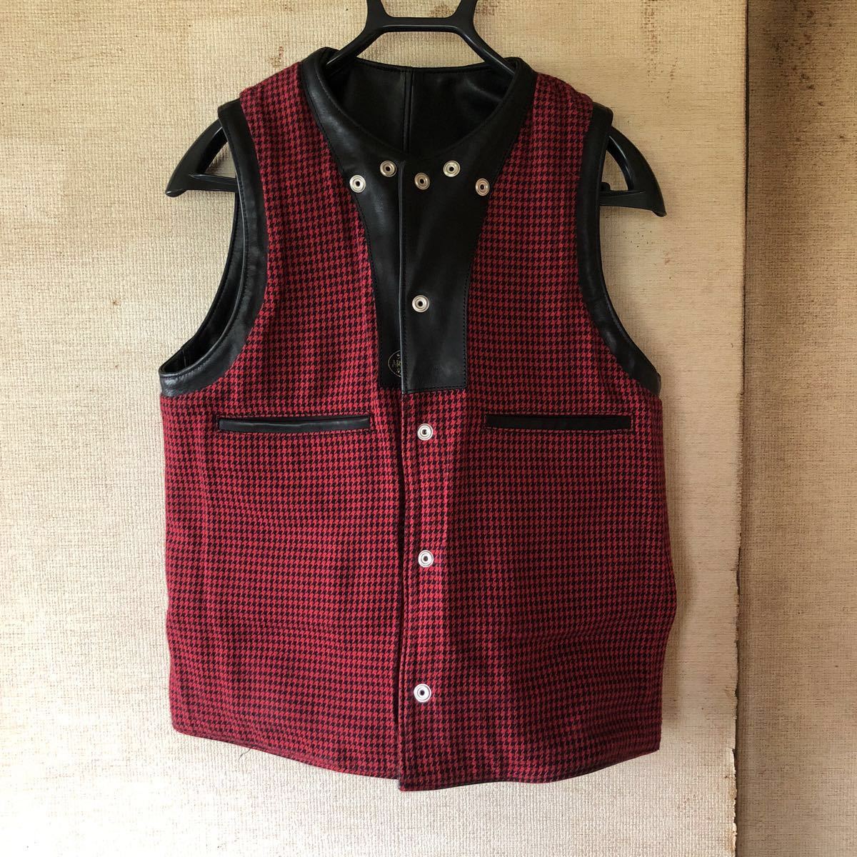 送料無料！ addict clothes アディクトクローズ レザーベスト ホース