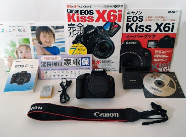 【安い，お得】 豪華特典有 キヤノン EOS kiss x6i ボディ 一眼 EOS(キヤノン)｜売買されたオークション情報、yahooの商品情報をアーカイブ公開 - オークファン キヤノン