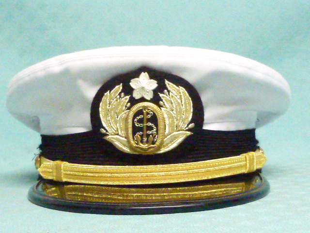 海上自衛隊幹部第3種夏制服上下/ベルト 制帽/1佐階級章/防衛