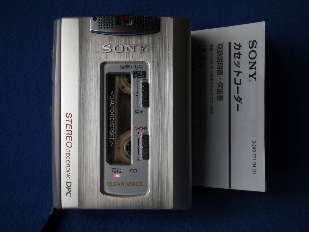 SONY　 ステレオカセットコーダー　 TCS-600　　動作完全♪