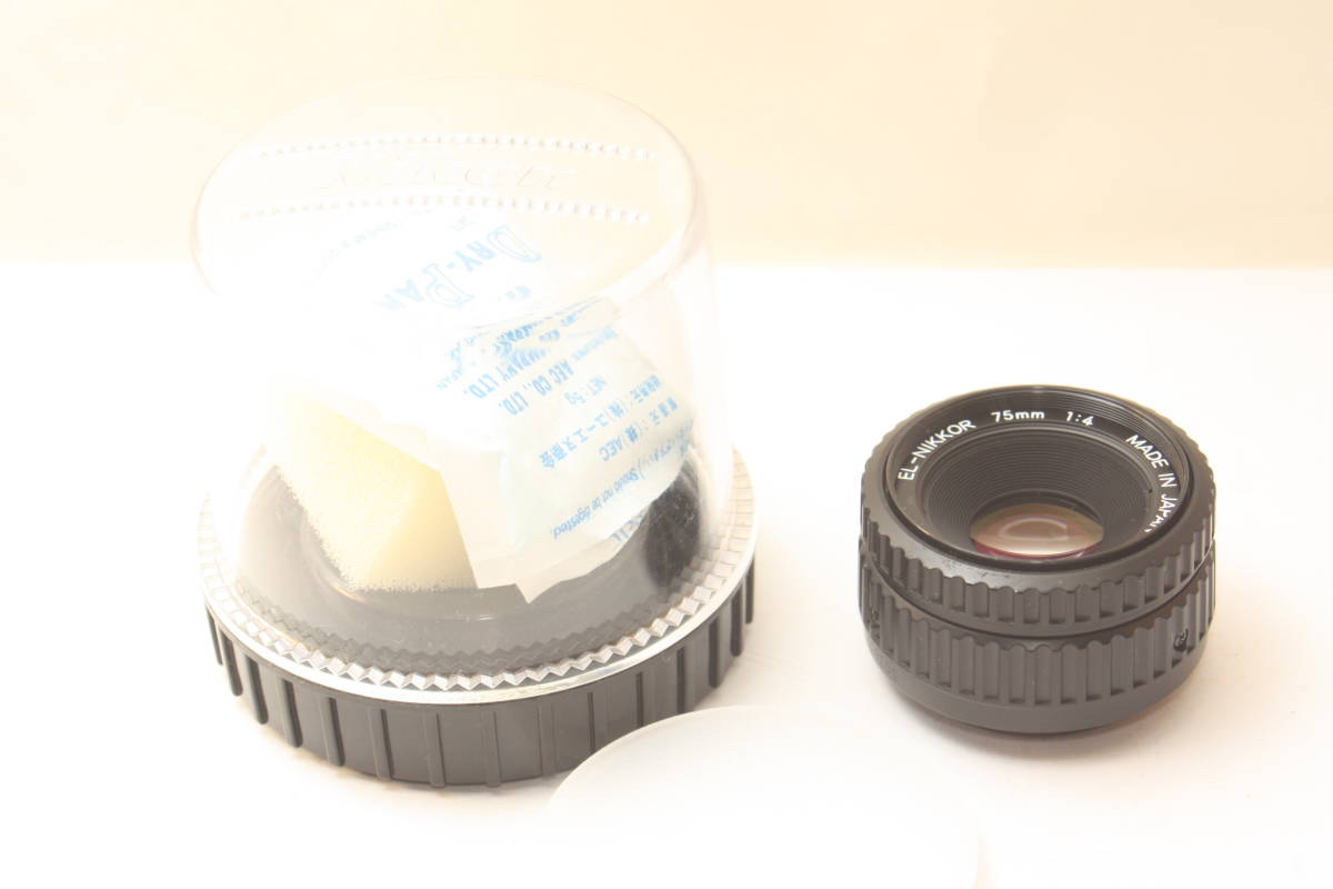  ニコンNikon EL-NIKKOR 75mm F4 引き伸ばしレンズ(ニコン)｜売買されたオークション情報、yahooの商品情報をアーカイブ公開 - オークファン ニコン