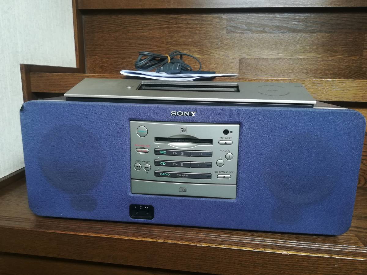 ZS-M5 MDIO SONY 美品・通電確認済SONY CDラジカセ 現状品ジャンク ソニー