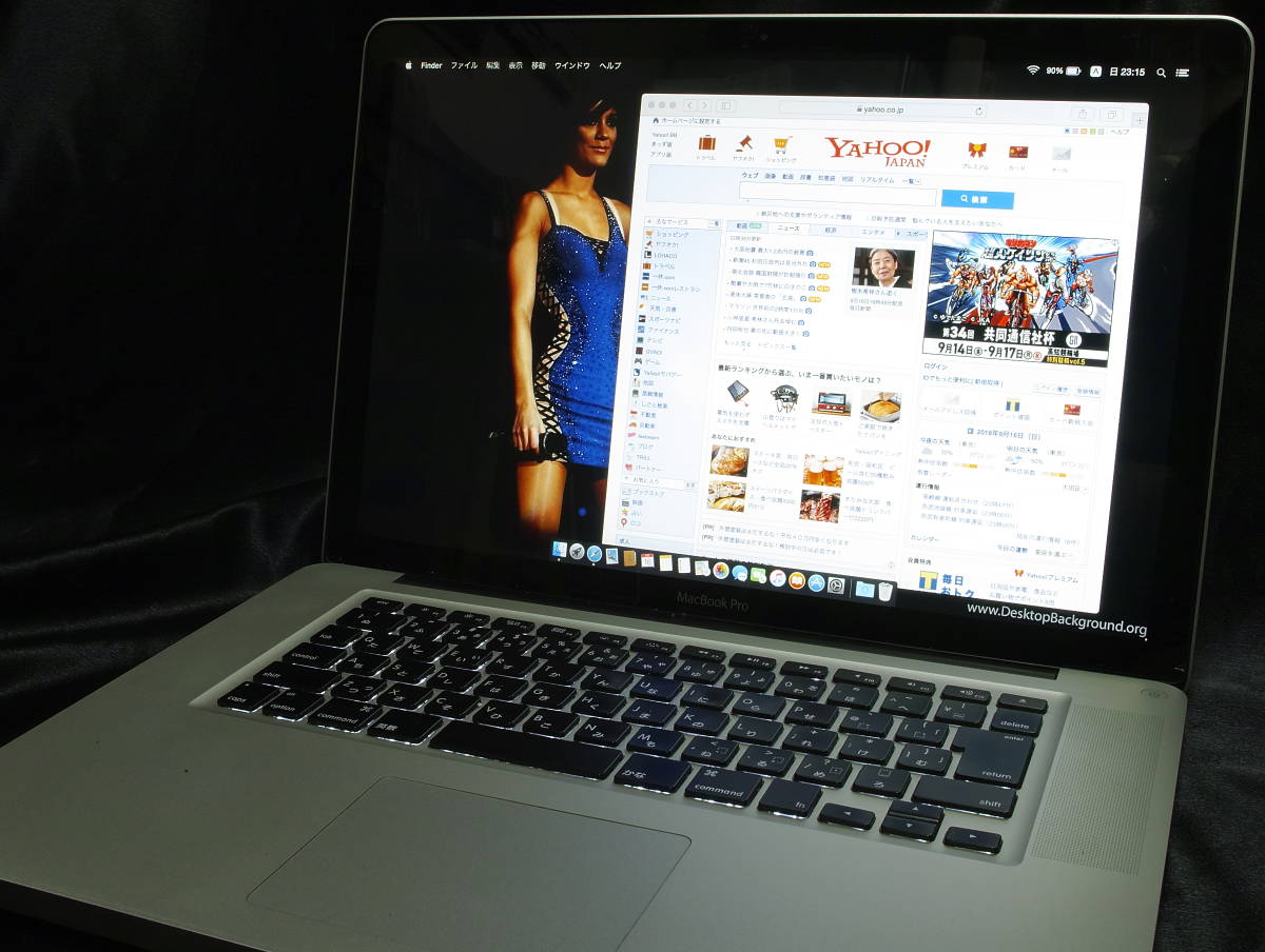 Apple MacBook Pro MC721J/A A1286 Core i7/15インチ/Windows 10 Pro
