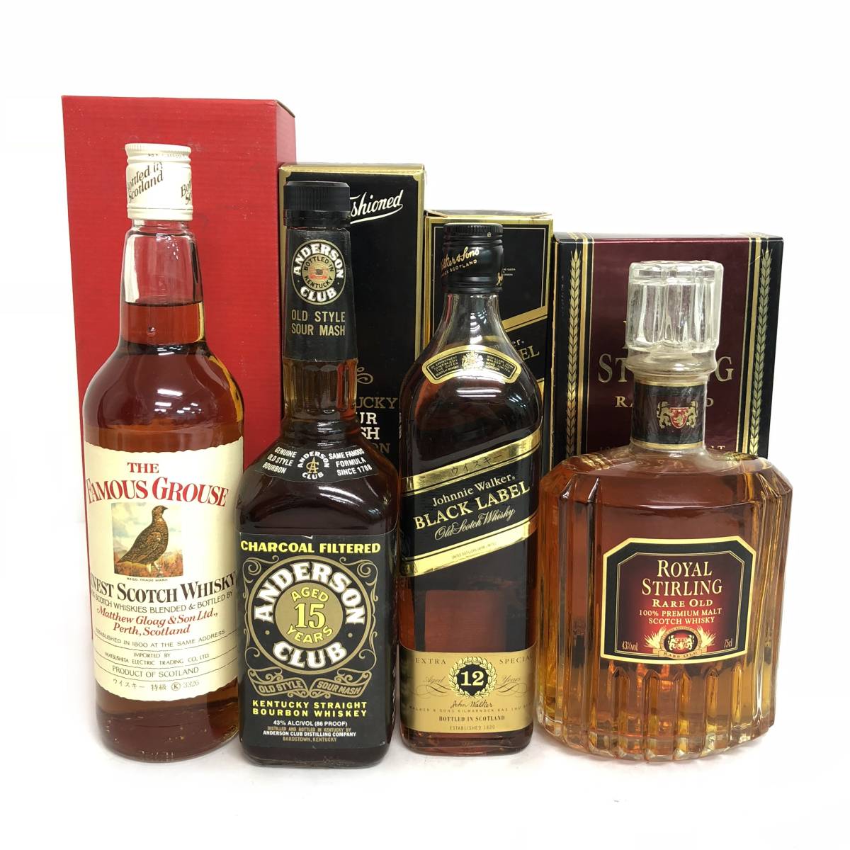 オールドパー特級 ロイヤルスターリングなど ウイスキー古酒 3本セット